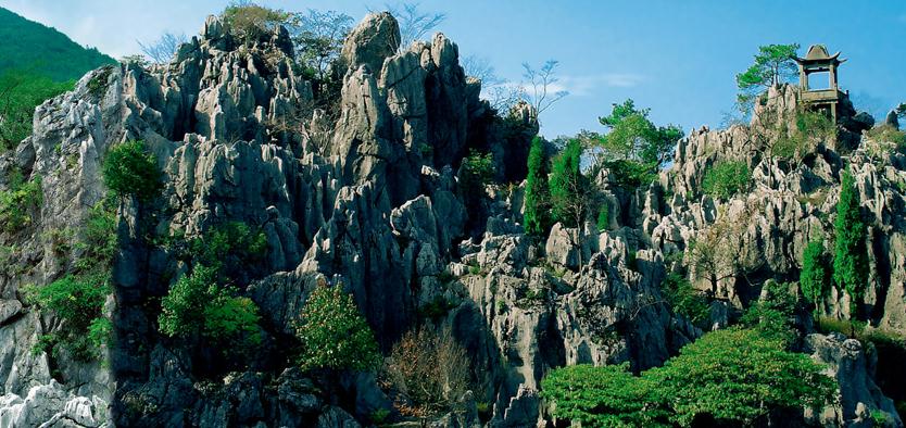 杭州淳安千岛湖云上石林景区